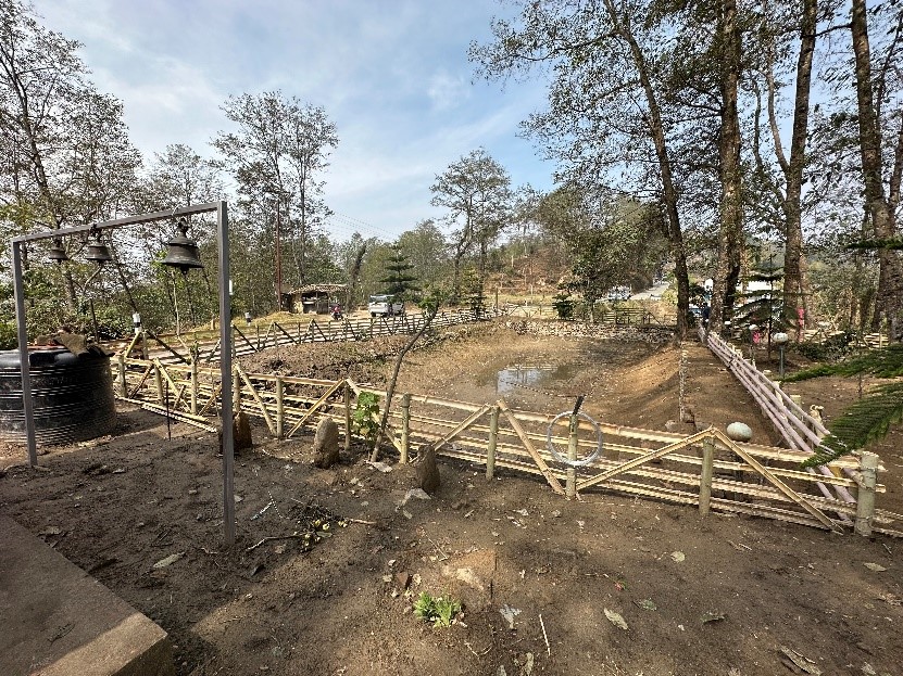 A recharge pond revived in Suke