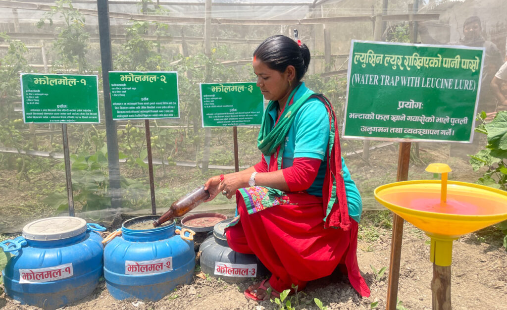 Puna Rawat preparing Jholmal