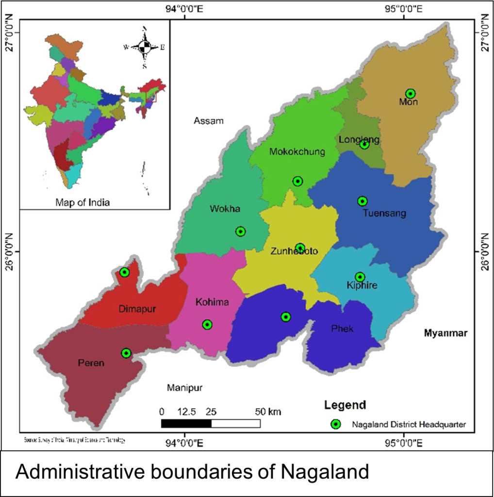 Nagaland map