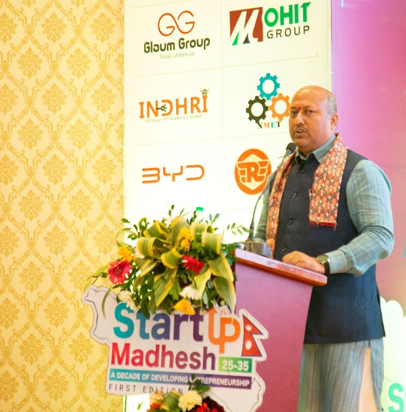Nepal’s appetite for creating resilient businesses lies in embracing an entrepreneur’s ecosystem 1 Chief Minister Satish Kumar Singh of Madhesh Province emphasised establishing an incubation centre with supportive policies and infrastructure
